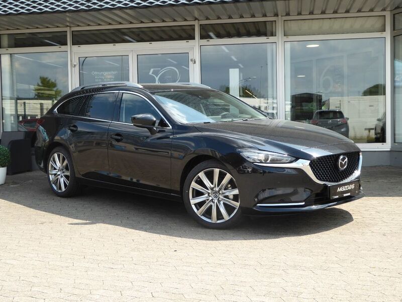 Schwarz Gebraucht 2023 Mazda 6 Exclusive-Line Kombi | 32.990 € (Etwas zu teuer) - Bild 1/3