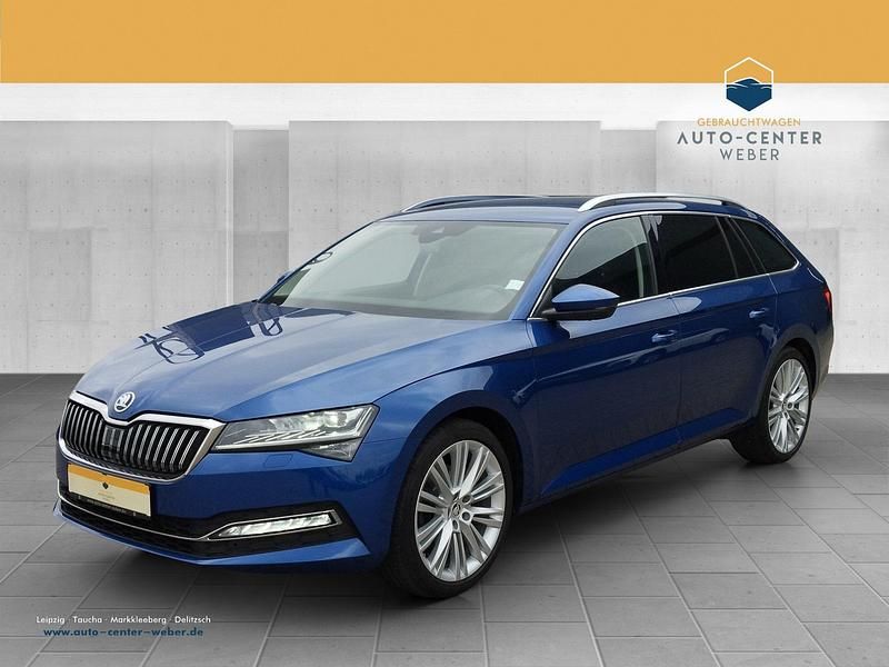 Gebraucht Skoda Superb Style 200 PS (147 kW) 2021 Blau Kombi