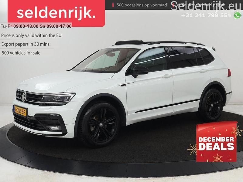 Weiß Gebraucht 2021 VW Tiguan Allspace R-line SUV | 27.400 € (Teuer) - Bild 1/4