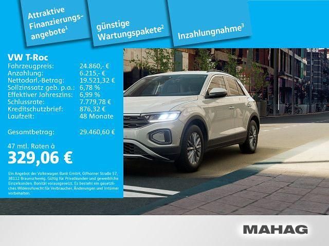 Grau Neu 2025 VW T-Roc Life SUV | 24.860 € (Superpreis) - Bild 1/3