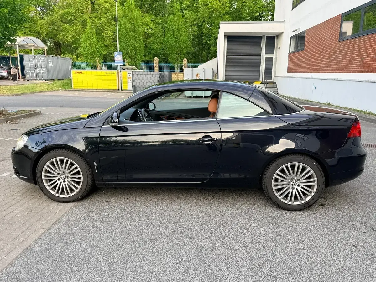 Brugt VW Eos 122 HK (89 kW) 2008 Sort Cabriolet