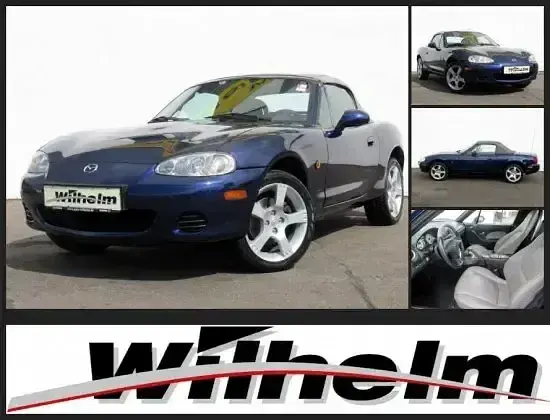 Usata Mazda MX5 110 CV (80 kW) 2003 Blu Cabrio