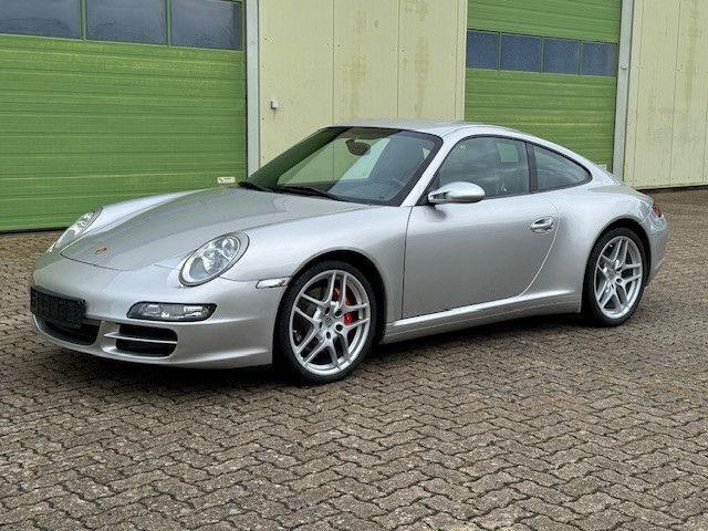 Arktissilbermetallic Gebraucht 2006 Porsche 911 Carrera 4S Coupé | 41.911 € (Superpreis) - Bild 1/4