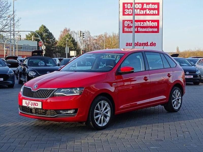 Gebraucht Skoda Rapid Clever 95 PS (69 kW) 2018 Rot Kleinwagen