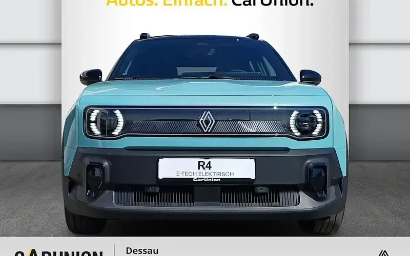 Neu Renault 4 E-Tech Iconic 110 kW (150 PS) 2026 Hautsdefrancegrün, black pearlschwarz metallic SUV