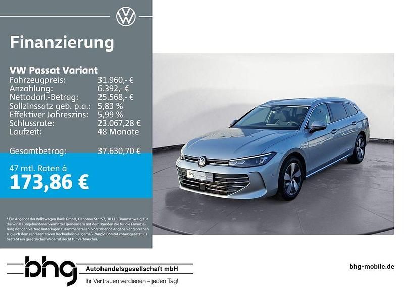 Gebraucht VW Passat Business 150 PS (110 kW) 2025 Silber Kombi