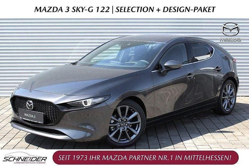 Grau Gebraucht 2021 Mazda 3 Selection Limousine | 18.490 € (Guter Preis) - Bild 1/4