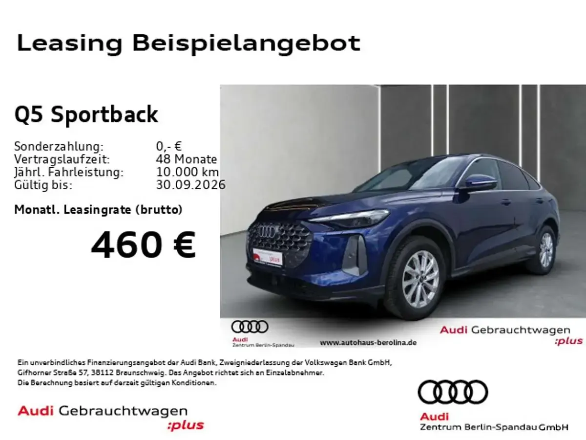 Gebraucht Audi Q5 204 PS (150 kW) 2025 Navarrablau metallic SUV