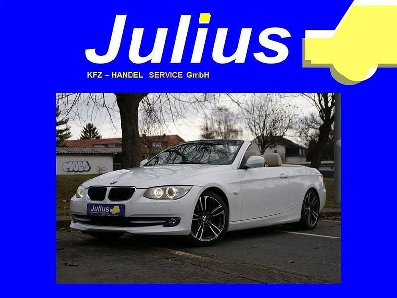 Weiß Gebraucht 2012 BMW 320 Cabriolet Sport Line Cabrio | 8.990 € (Superpreis) - Bild 1/4