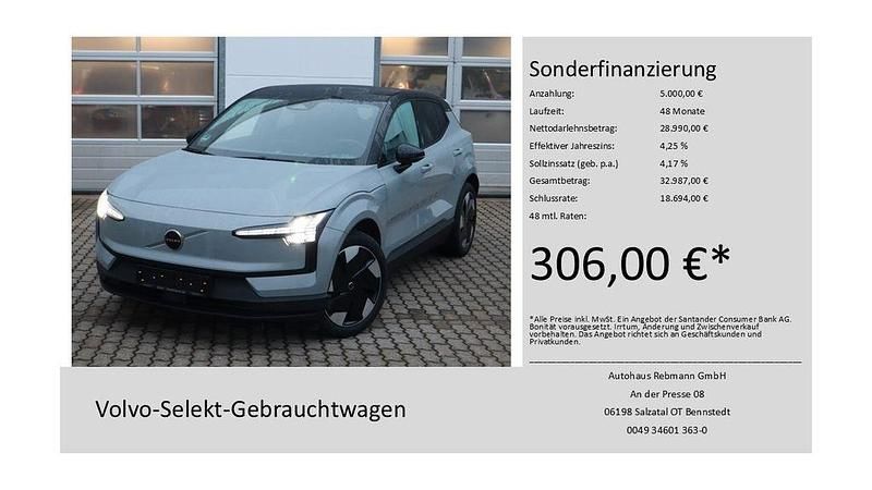 Vapour grey Gebraucht 2024 Volvo EX30 Plus SUV | 33.990 € (Guter Preis) - Bild 1/4