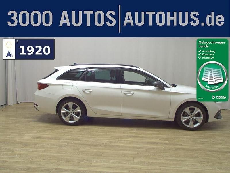 Weiss Gebraucht 2021 Seat Leon Beats Kombi | 15.680 € (Guter Preis) - Bild 1/4