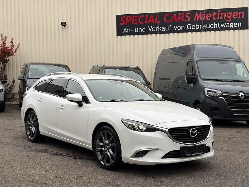 Weiß Gebraucht 2015 Mazda 6 Sports-Line Kombi | 10.990 € (Fairer Preis) - Bild 1/4