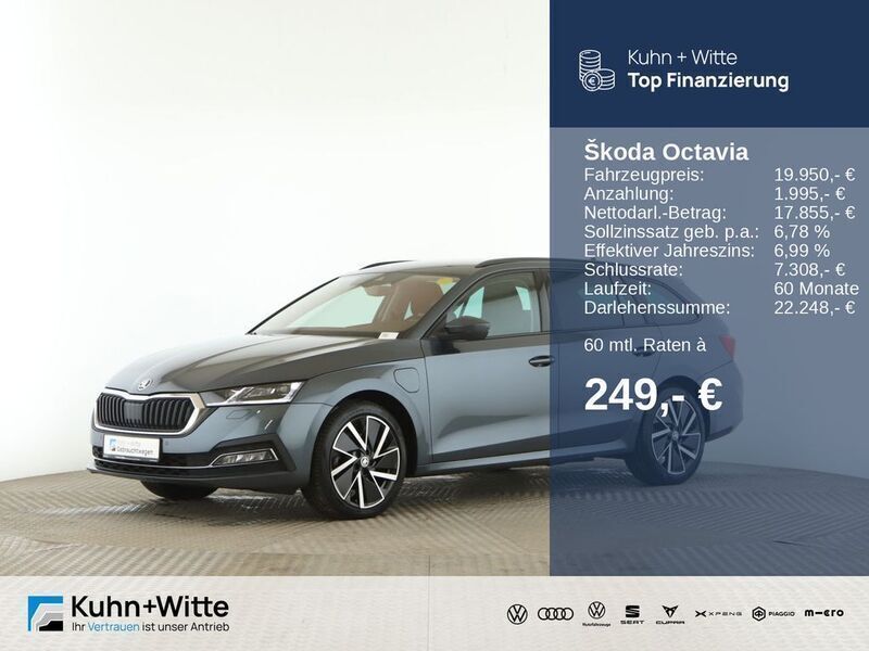 Quarzgrau metallic Gebraucht 2020 Skoda Octavia Style Kombi | 19.950 € (Guter Preis) - Bild 1/3