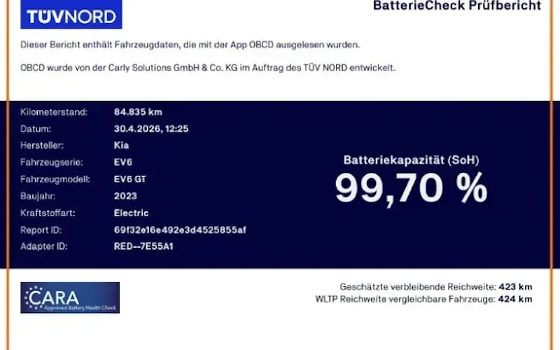 Gebraucht Kia EV6 GT 430 kW (585 PS) 2023 Schwarz SUV