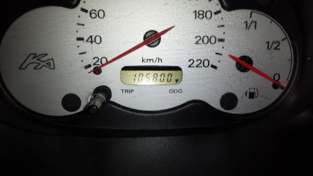 Gebraucht Ford Ka 60 PS (44 kW) 2003 Violett metallic Kleinwagen