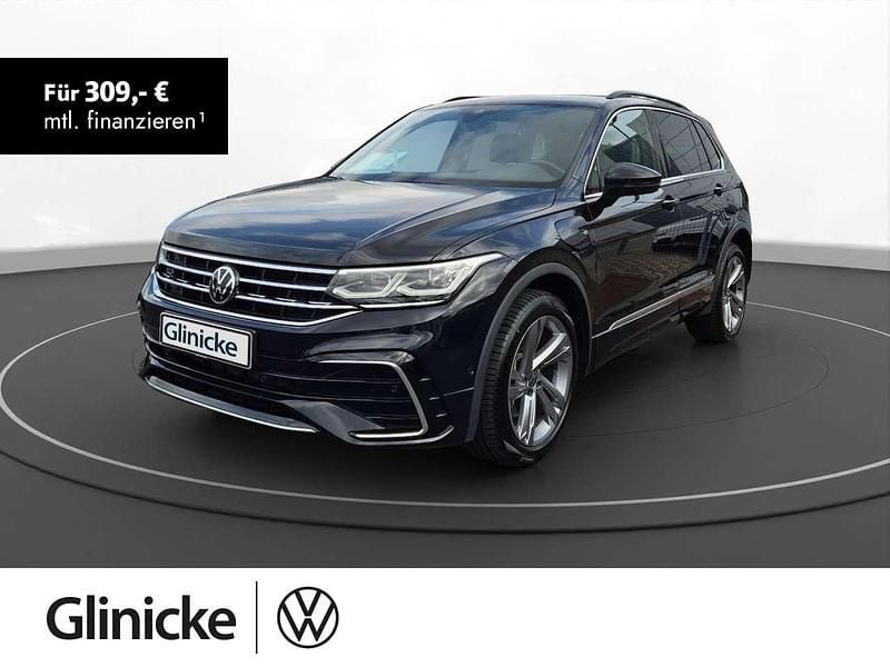 Schwarz Gebraucht 2022 VW Tiguan R-line SUV | 29.970 € (Superpreis) - Bild 1/2