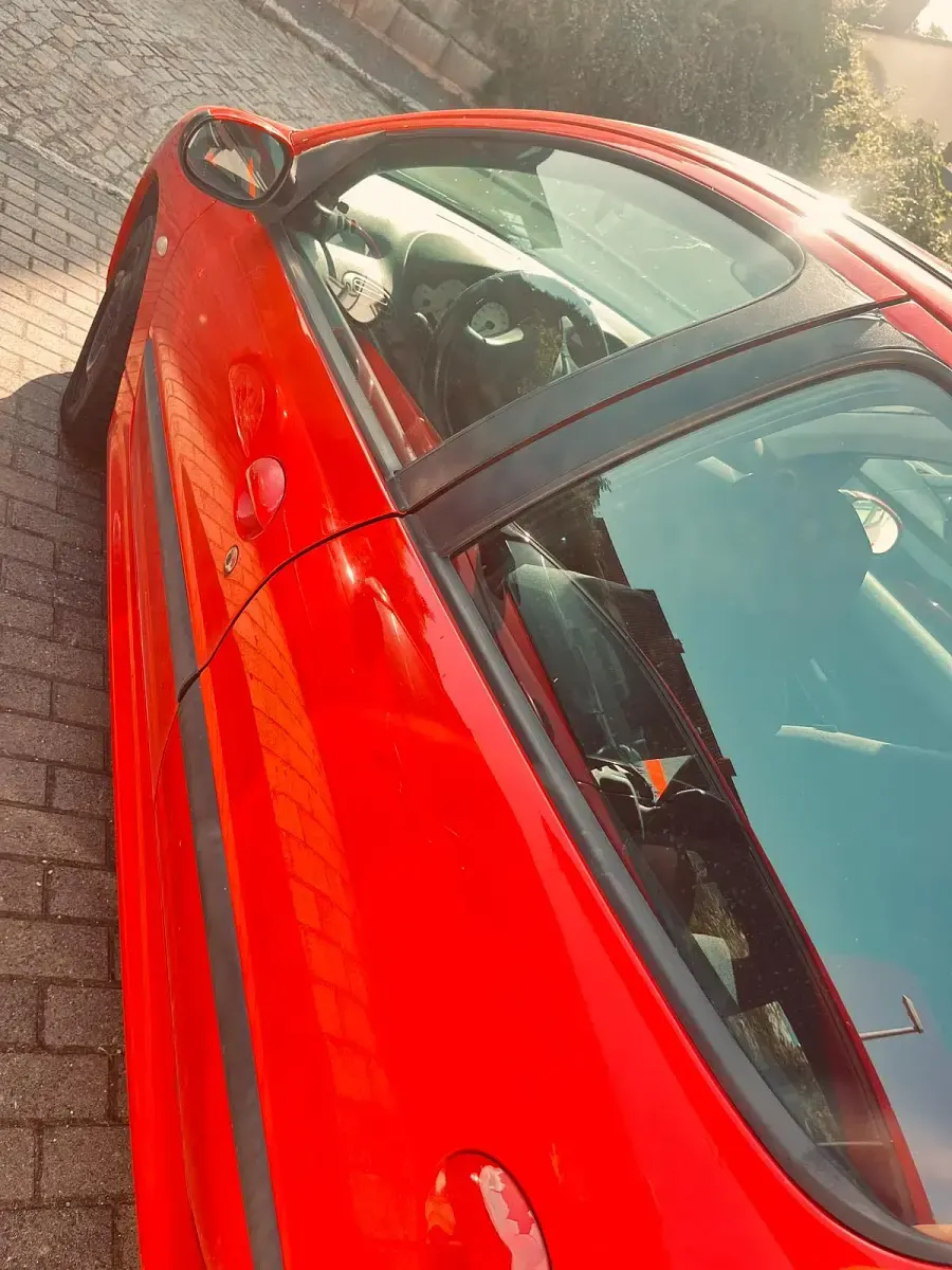 Gebraucht Peugeot 206 2003 Rot Kleinwagen