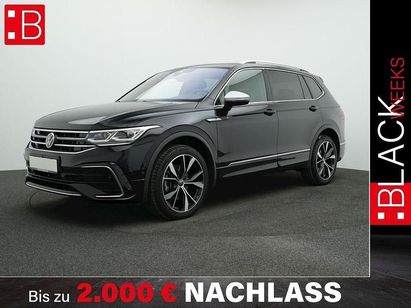 Schwarz Gebraucht 2024 VW Tiguan Allspace R-line SUV | 45.950 € (Etwas zu teuer) - Bild 1/2