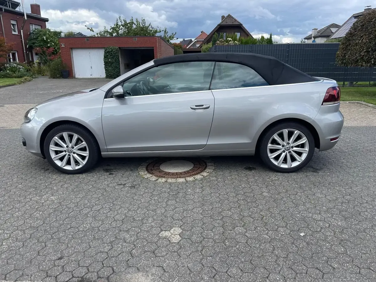 Gebraucht VW Golf Cabriolet 160 PS (117 kW) 2015 Silber Cabrio