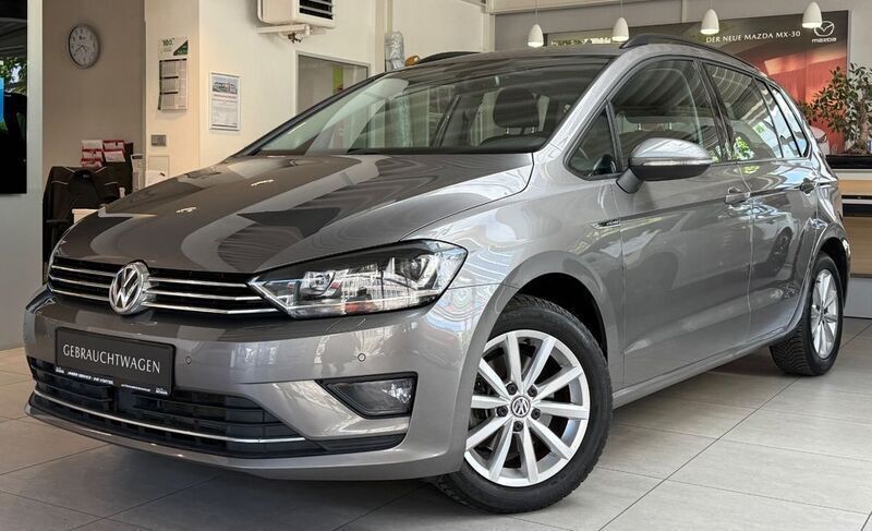 Grau Gebraucht 2016 VW Golf Sportsvan LOUNGE Van / Kleinbus | 14.990 € (Fairer Preis) - Bild 1/4