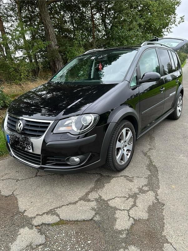 Gebraucht VW Touran Cross 140 PS (102 kW) 2008 Schwarz Van / Kleinbus