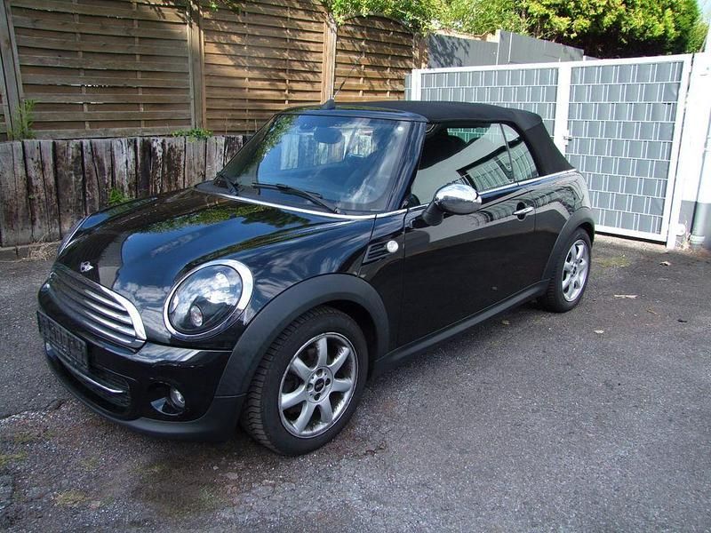 Schwarz Gebraucht 2015 Mini Cooper D Cabriolet Cabrio | 7.300 € (Guter Preis) - Bild 1/4
