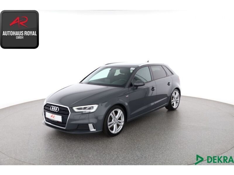 Grau (metallic) Gebraucht 2019 Audi A3 S-Line Limousine | 22.880 € (Fairer Preis) - Bild 1/4