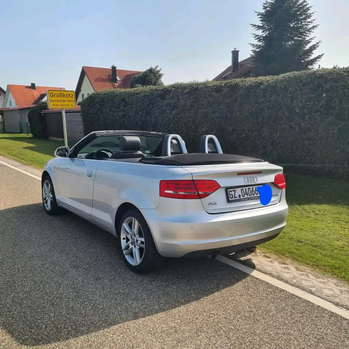 Używany Audi A3 Cabriolet 105 KM (77 kW) 2012 Srebrny Kabriolet
