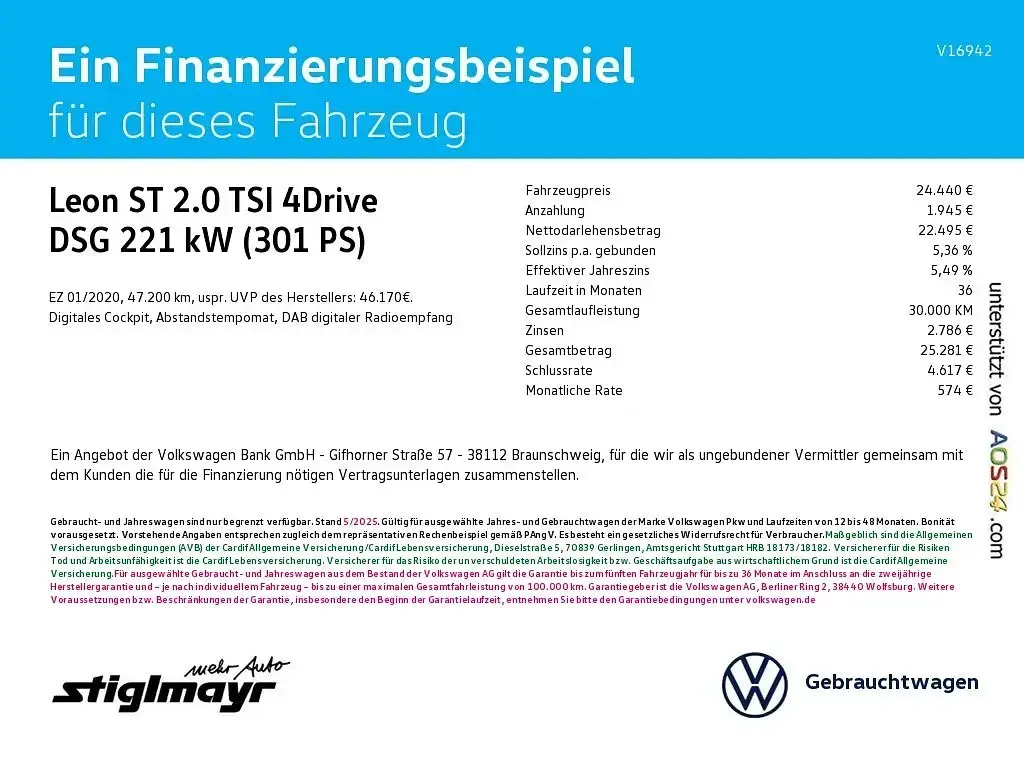 Gebraucht Cupra Leon 300 PS (220 kW) 2020 Schwarz Limousine