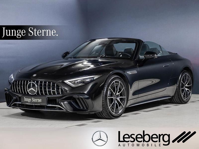 Obsidianschwarz Gebraucht 2024 Mercedes SL55 AMG AMG Cabrio | 128.500 € (Guter Preis) - Bild 1/4