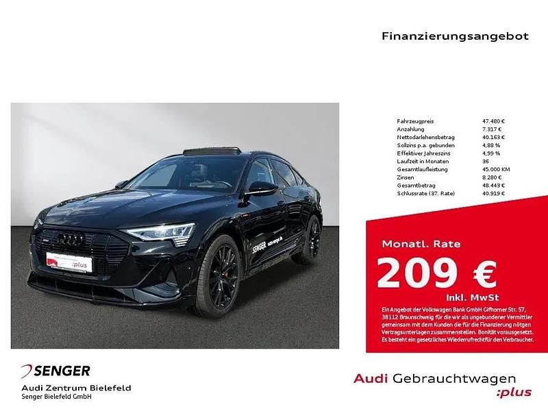 Schwarz Gebraucht 2023 Audi e-tron S-Line SUV | 47.480 € - Bild 1/1