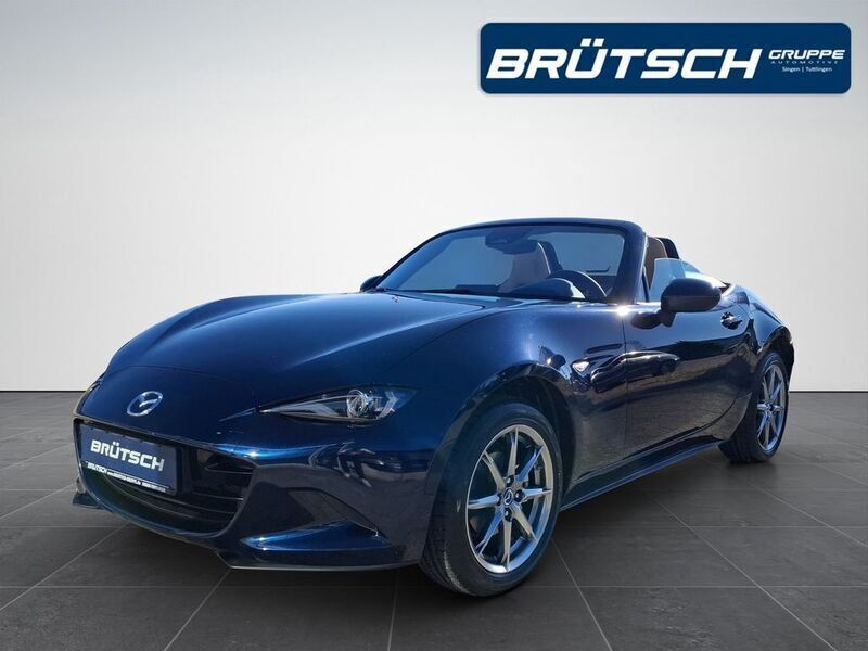 Deep crystal blue metallic Neu 2025 Mazda MX5 Kazari Cabrio | 33.290 € - Bild 1/4