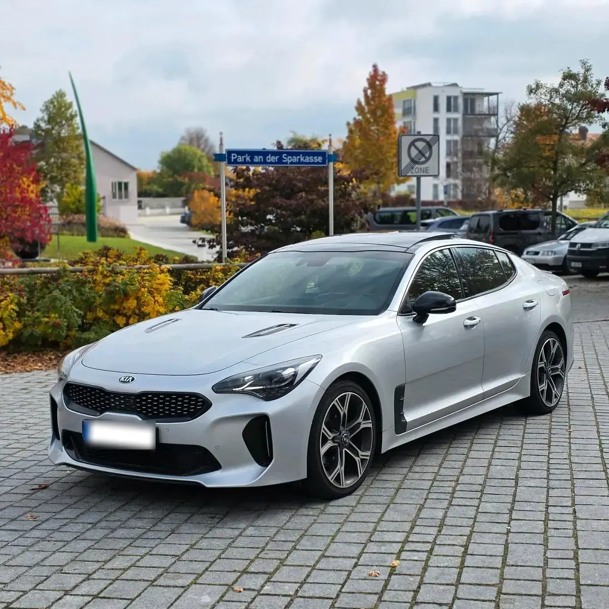 Gebraucht Kia Stinger GT-Line 200 PS (147 kW) 2019 Silber Kleinwagen
