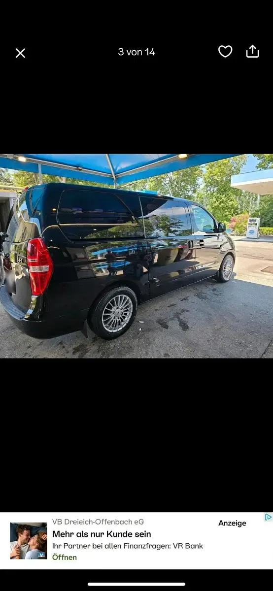 Gebraucht Hyundai H-1 170 PS (125 kW) 2016 Schwarz Van / Kleinbus