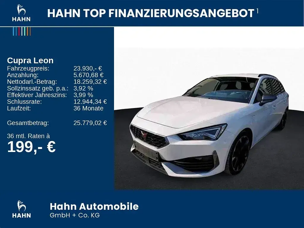 Second-hand Cupra Leon 204 CP (150 kW) 2023 Alb Break