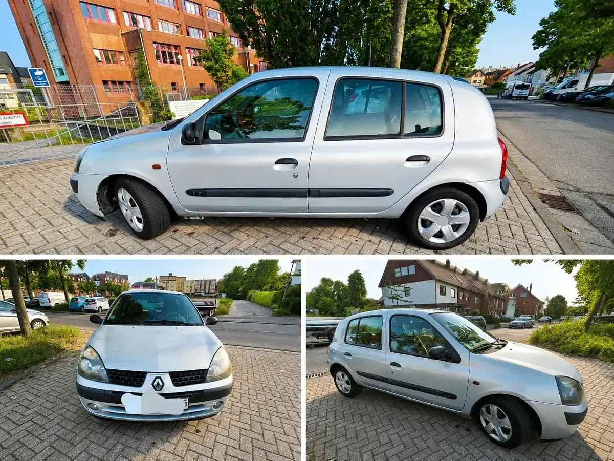 Gebraucht Renault Clio II Expression 58 PS (42 kW) 2002 Silber Kleinwagen