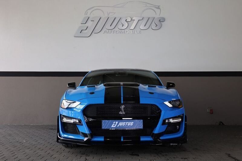 Gebraucht Ford Mustang GT 460 PS (338 kW) 2023 Grabber blue metallic Coupé