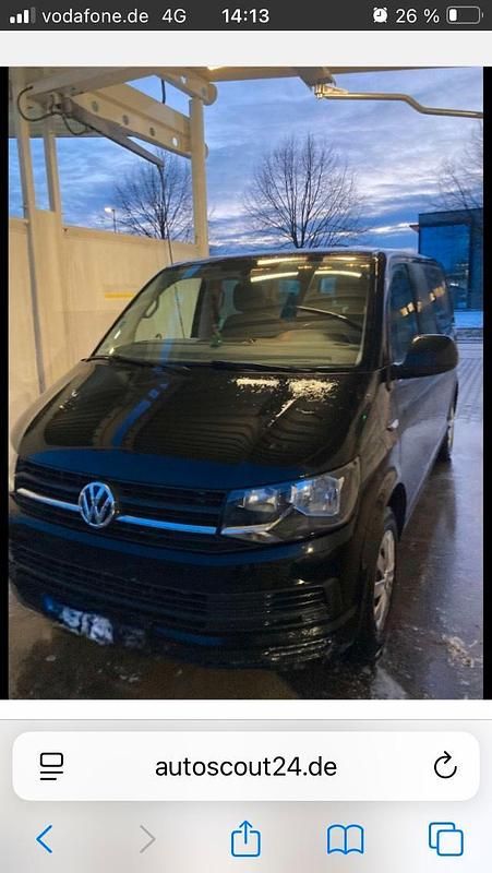 Gebraucht VW Multivan Trendline 150 PS (110 kW) 2019 Schwarz Van / Kleinbus