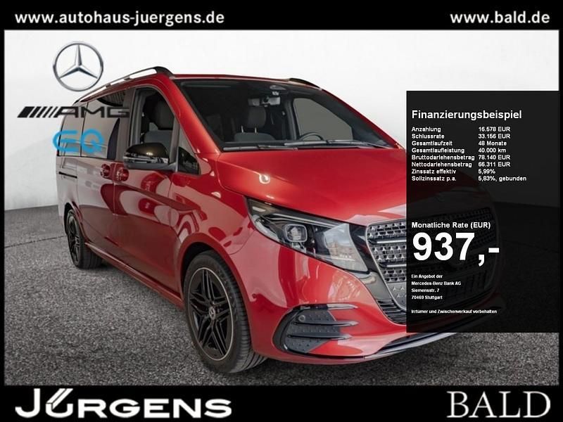 Hyazinthrot metallic Gebraucht 2024 Mercedes V300 Style Van / Kleinbus | 81.980 € - Bild 1/4