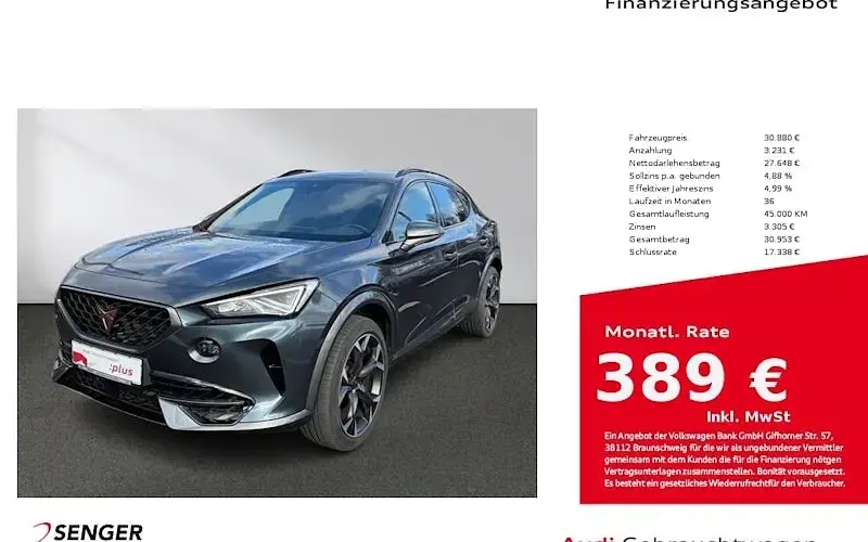 Second-hand Cupra Formentor 150 CP (110 kW) 2023 Gri SUV