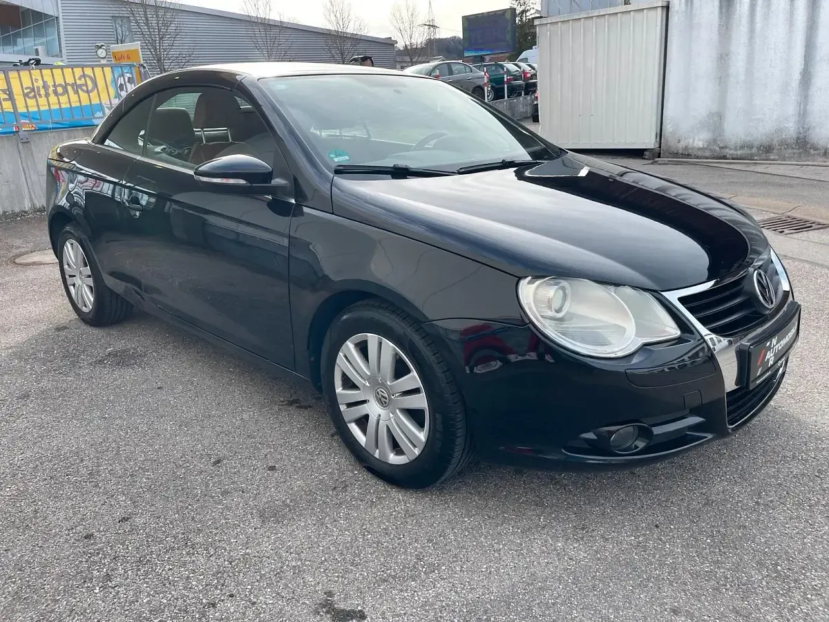 Gebraucht VW Eos 122 PS (89 kW) 2009 Schwarz Cabrio