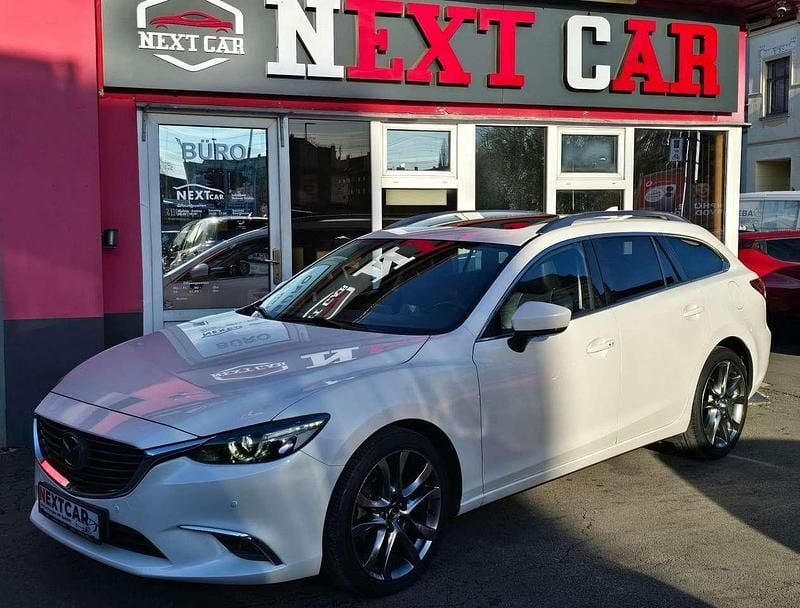 Gebraucht Mazda 6 Nakama 175 PS (128 kW) 2017 Satinweiss metallic Kombi
