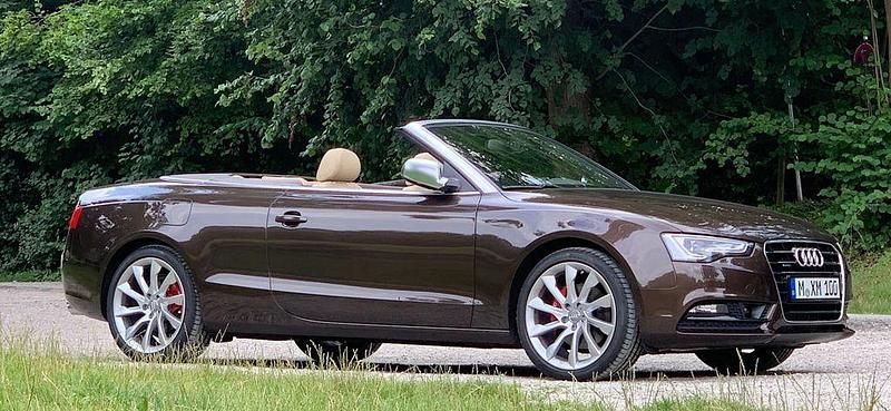Braun Gebraucht 2015 Audi A5 Cabriolet Sport Cabrio | 22.500 € (Etwas zu teuer) - Bild 1/4