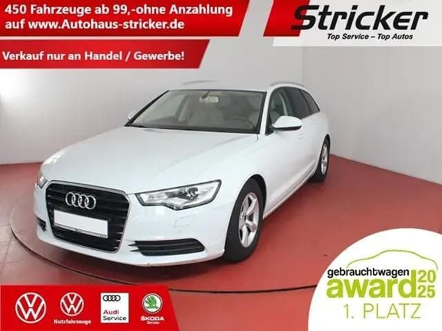 Weiß (metallic) Gebraucht 2012 Audi A6 Kombi | 10.949 € (Superpreis) - Bild 1/4