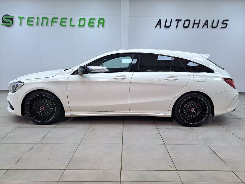 Gebraucht Mercedes CLA250 Shooting Brake AMG 218 PS (160 kW) 2017 Calcitweiss  unilack Kombi