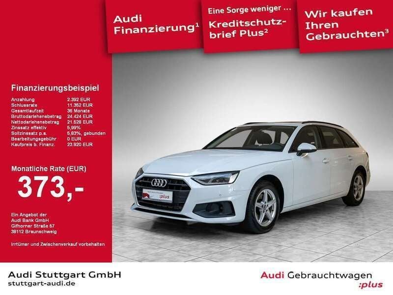 Gletscherweiß metallic Gebraucht 2020 Audi A4 Design Kombi | 24.920 € (Etwas zu teuer) - Bild 1/2