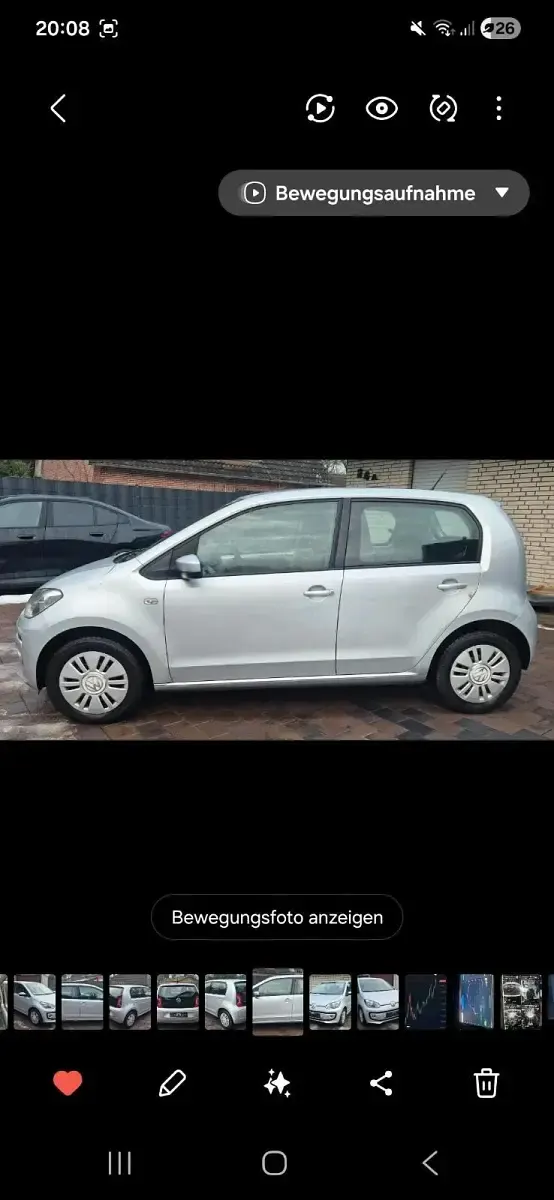 Gebraucht VW up! 105 PS (77 kW) 2012 Silber Kleinwagen