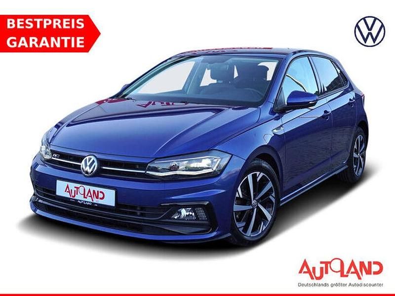 Blau Gebraucht 2019 VW Polo Highline Kleinwagen | 17.490 € (Teuer) - Bild 1/4