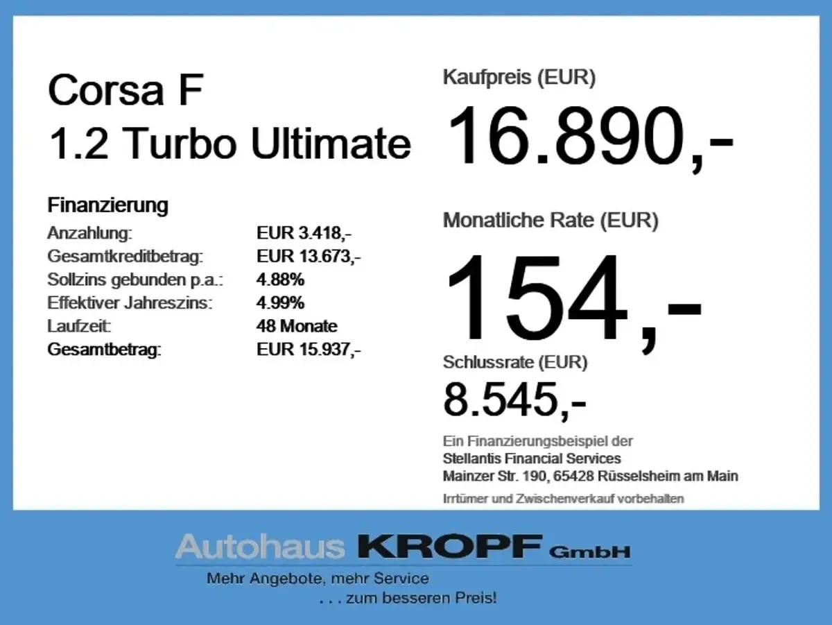 Gebraucht Opel Corsa Ultimate 101 PS (74 kW) 2022 Rot Kleinwagen