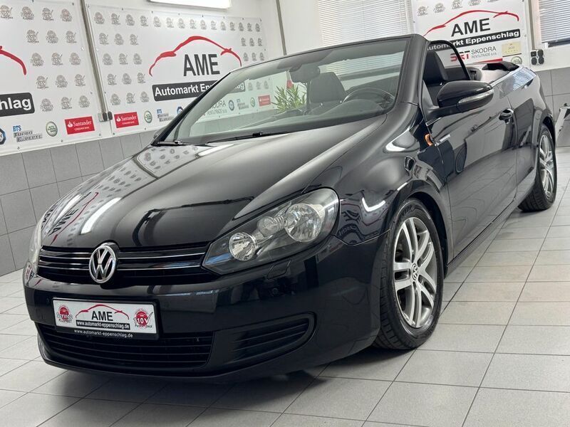 Gebraucht VW Golf Cabriolet 140 PS (102 kW) 2012 Schwarz metallic Cabrio